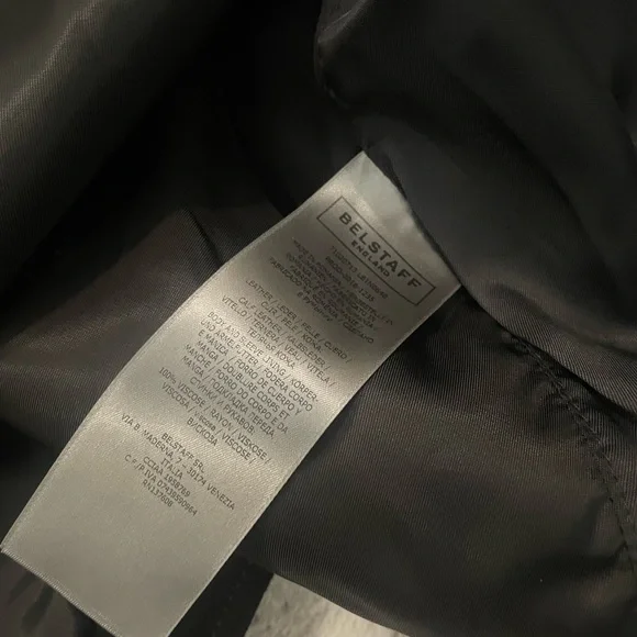 Belstaff Black Suede Edmunds Jacket Sz 52/L - Picture 11 of 13